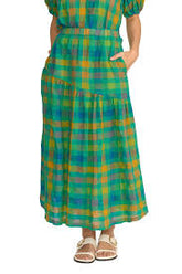 Foil CheckMate Skirt Green Check- Style cfo8340